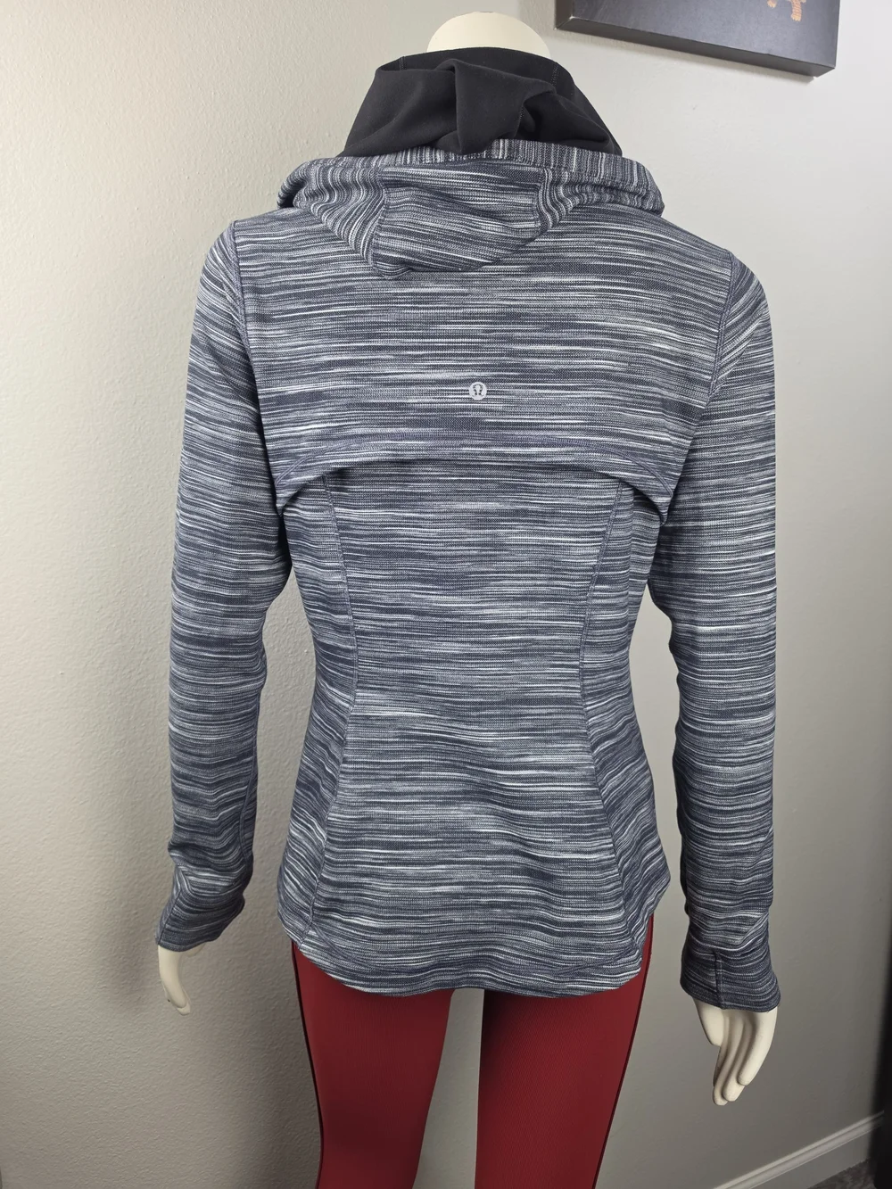 lululemon athletica Heathered Blue Zip-Up Hoodie